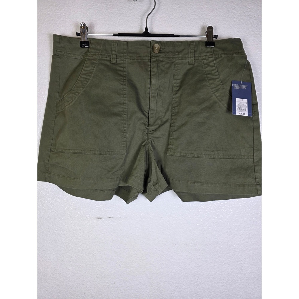 Universal Thread Womens Olive Green High-Rise Utility Shorts Size‎ 16